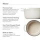 thumbnail image 4 of Musui-Kamado Vermicular (OLLA PARA ARROZ) | Cocina de inducción de hierro fundido | Multicocina de precisión | Arrocera japonesa | Olla de cocción lenta | Olla de hierro fundido esmaltado no tóxico |, 4 of 5