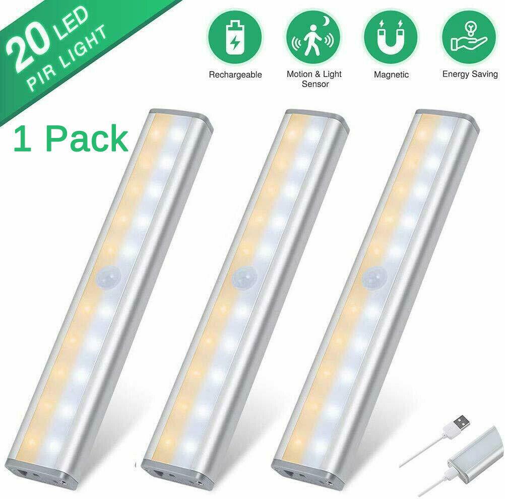 4/3/2/1Pcs Closet Lights Motion Sensor Light Rechargeable