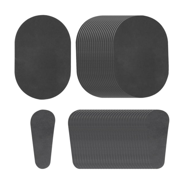 Bulk 80pcs brazos y piernas depilación facial almohadilla removedor cuerpo piel 80 piezas negro