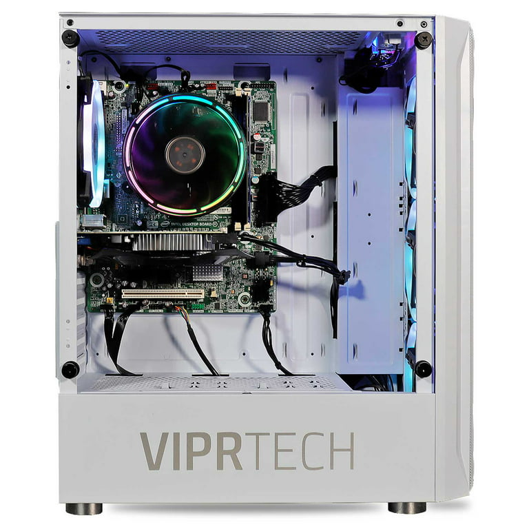 Vejhus uøkonomisk Torrent ViprTech.com Entry Level Gaming PC Desktop Computer - Intel Core i5  3.40GHz, GeForce GTX 650, 8GB RAM, 1TB HDD, WiFi, RGB Lighting, Windows 10  Pro, 1 Year Warranty, White - Walmart.com
