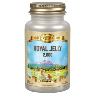 30ct Capsule - Premier - Royal Jelly, Capsule (Btl-Plastic) 2000mg 30ct
