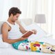 thumbnail image 5 of Fotbe Funny Farm Pantalones de Pijama para Hombre, Pantalones de Dormir, Pantalones de Casa con Cintura Ajustable y Bolsillos-X-Large, 5 of 6