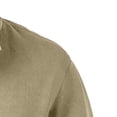 thumbnail image 5 of LEKWK Button Neck Sweatshirt for Men Stand Collar Long Sleeve Pullover with Ribbed Cuffs and Hem Soft Relaxed Fit Casual Top for Travel Lounge Outdoor Work and Everyday Layering, 5 of 5