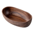 thumbnail image 3 of Bol de madera para masa, duradero, decoración del hogar, cocina, baño, multiusos, estilo rústico. Nogal negro S, 3 of 9