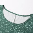 thumbnail image 6 of XFeng Women's Boho Floral Print Short Sleeve Dress Bohemian Summer Vacation Casual Loose Swing Midi Dresses, 6 of 7