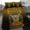 thumbnail image 5 of Juego de Cama Vikingo Escudo Doncella Podemos Luchar Por Nosotras Mismas Juego de Cama Rlt12, 5 of 5