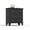 Black, variant on M optimized Modern 3 Drawer Dresser, Wooden Storage Chest of Drawers with Metal Handles, Small Storage Cabinet, for Bedroom, Living Room, Hallway, Entryway