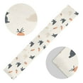 thumbnail image 5 of Yayeee Table Runner 70 inches Long Home Kitchen Dinning Party Decoration, Bunnies and Carrots, 5 of 7