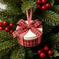 thumbnail image 7 of 1.96In Wide Wired Plaid Christmas Ribbon 19.68Ft Long, Burlap Christmas Ribbon Suitable For Gift Wrapping,Christmas Tree Ribbon, Wreath Ribbon Decorative Ribbon For Crafts, Present Decor, 7 of 7