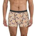 thumbnail image 2 of JUNZAN Roosters In Floral Mens Underwear Boxer Briefs for Men’s-Large, 2 of 7