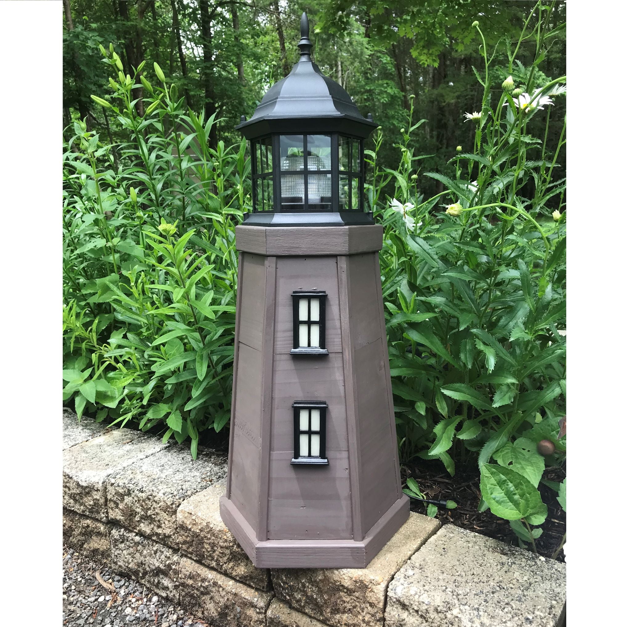 Details about   Lawn Lighthouse Top Assembly Aluminum Top for Lighthouse Beacons Glass Windows 