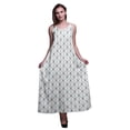 thumbnail image 1 of Bimba Robe Longue Décontractée pour Femmes en Rayonne Shibori à Bretelles Spaghetti, Maxi Robe d'Été - Petit, 1 of 1