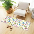thumbnail image 2 of GZHJMY Cute Dinosaurs Bathroom Rugs Floor Mats Non-Slip Soft Absorbent Microfibers Plush Bath Rugs for Bath Kitchen Shower Floor, 39x20 Inch Carpet Runner, 2 of 7