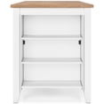 thumbnail image 5 of Signature Design by Ashley Gesthaven Counter Height Dining Table with Butcher Block Top, White, 5 of 9