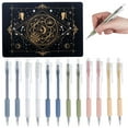 thumbnail image 1 of MesaSe Craft Cutting Tool Craft Blade Pen Retractable Handheld Sharped Angled Carving Blade with A5 Cutting Mat for DIY Scrapbooking Album Greeting Cards, 1 of 7