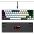 XJUV200 Mechanical Keyboard, 68 Keys RGB Backlit Wired Gaming Keyboard