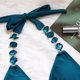 thumbnail image 5 of Trajes de Baño de Bikini de Mujer de Color Sólido Sexy de Moda Dividido con Pantalones, Nylon de Corte Alto para la Piscina de Playa Y las Vacaciones de Verano, 5 of 9