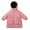 Pink, variant on YHAJDS Jackets for Kids Reversible Mid Length Hooded Waterproof Windproof Thickened Coat Over Knee for 2-14 Years Boys Girls Winter