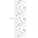 thumbnail image 1 of 1pc Room Decoration Female Body Line Art Mural Texture Wall Background Self Adhesive Waterproof Wallpaper 17.7in*78.7in, 1 of 4