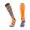 Orange, variant on Cotton Ski Socks with 360-Degree Compression, Anti-Slip, and Breathable Features