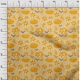 thumbnail image 3 of oneOone Viscose Jersey Dark Beige Fabric Fruits Lemon Quilting Supplies Print Sewing Fabric By The Yard 60 Inch Wide, 3 of 4