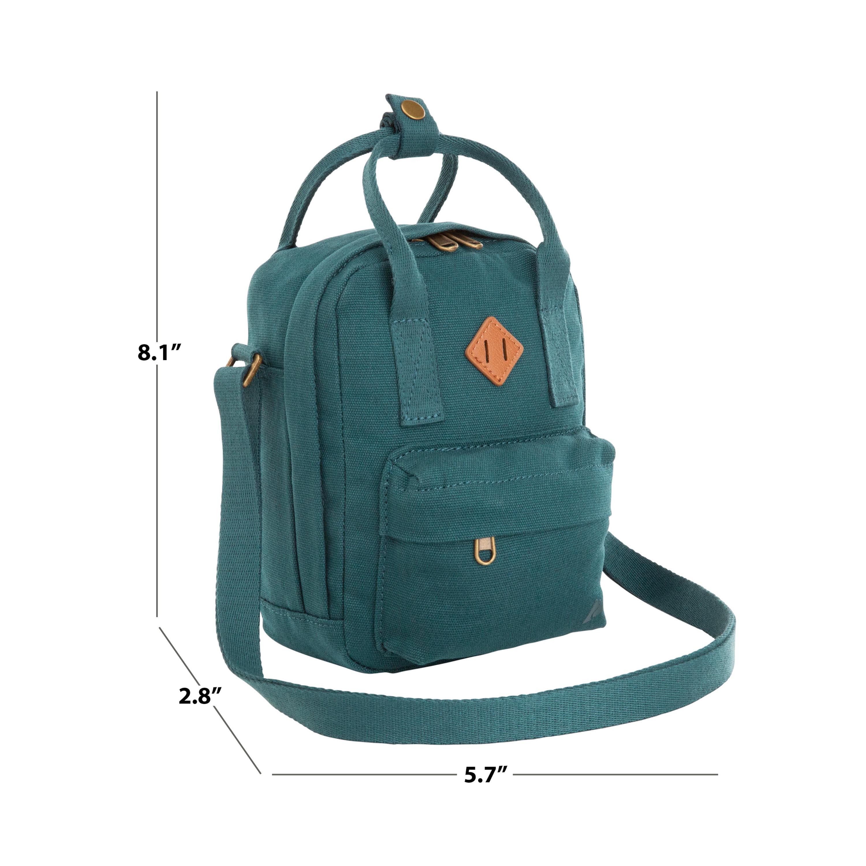 Ozark Trail 3L Unisex Adult/Teen Dual Carry Polyester Crossbody Bag, Teal