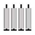 thumbnail image 4 of Patas de metal para muebles de 4 piezas, multiusos, fáciles de instalar, para sofá plata 20cm, 4 of 9