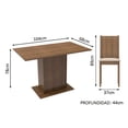thumbnail image 3 of Juego de Comedor Madesa Lexy con 4 Sillas Marrón/Beige Madesa con 6 Sillas, 3 of 9