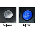 thumbnail image 5 of Xotic Tech Blue Keyless Start Stop Engine Push Button Decorative Cover for Audi A4 A5 Q5 A6 S6 A7 S7, 5 of 8