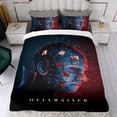 thumbnail image 4 of Hellraiser: Pinhead Conjunto de sábanas temático, trío de piezas, cómodo y amigable con la piel, diseño único, regalo de decoración para el hogar para familiares, amigos y fans, 90 cm * 190 cm, 4 of 6