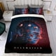 thumbnail image 4 of Hellraiser: Pinhead Conjunto de sábanas temático, trío de piezas, cómodo y amigable con la piel, diseño único, regalo de decoración para el hogar para familiares, amigos y fans,135cm *200cm, 4 of 6