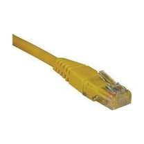 TRIPP LITE N002-010-YW 10 ft. Cat 5E Yellow Cat5e 350MHz Molded Patch Cable