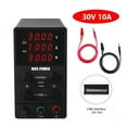 thumbnail image 1 of Alimentation de Laboratoire USB DC à 4 Chiffres, Réglable 30V 10A 60V 5A 120V 3A, Régulateur de Tension Régulé Précis, Commutateur, Source de Banc, Facile à Utiliser, 1 of 6