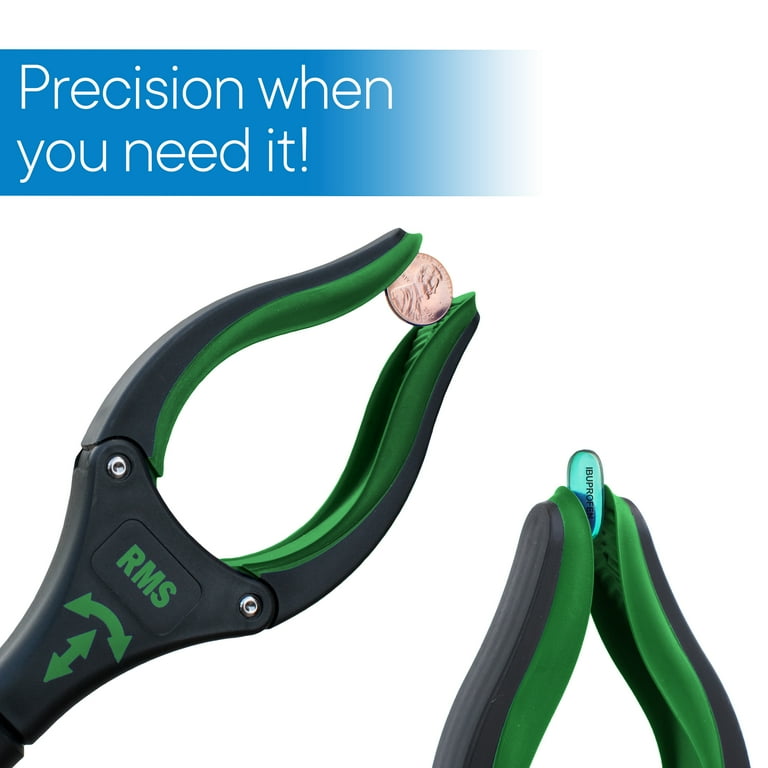 GroundMaster - Litter Picker (76cm) Long - Best Extension Mobility Aid - Heavy Duty Tool For Sock Assist, Fishing, Litter Picker, Garden Nabber