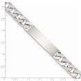 thumbnail image 3 of 925 Sterling Silver 8.5 Inch Engraveable Curb Link Name Bar Identification Id Bracelet, 3 of 7