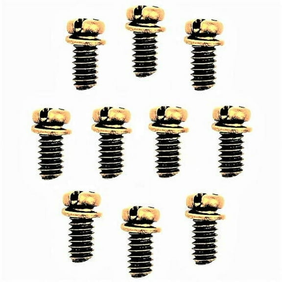 Westinghouse 77047 - .5" Brass Motor Screw Kit (10 pack) (77047)