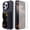 Black, variant on Allytechgroup iPhone 16 Pro Max Case with Screen Protector, Hidden Cards Slots & Makeup Mirror Full Body Shockproof Anti-Scratch Drop Proof Phone Case Cover for Apple iPhone 16 Pro Max, Rosegold