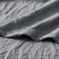 thumbnail image 5 of Mainstays Washed Ultra Soft Microfiber Bed Sheet Set, Queen, Soothing Grey, 4 Piece, 5 of 5