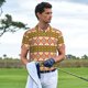 thumbnail image 3 of Fotbe Aztec Camiseta Polo de Golf para Hombre con Estampado – Camisa Deportiva Transpirable con Cuello Abotonado-Medium, 3 of 6