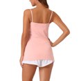 thumbnail image 3 of INSPIRE CHIC Women's Camisole Tops with Built in Bra Slim Fit Adjustable Spaghetti Strap Scoop Neck Tank Top S Pink, 3 of 6