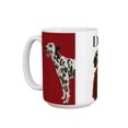 thumbnail image 1 of Taza de cerámica 445 ml con diseño gráfico de perro dálmata, 1 of 7
