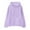 Purple, variant on Hwmodou Girls Hoodies Kids Boys Long Sleeve Pocket Sweatshirt Clothes Solid Color Fall Winter Simple Athletic Top,2-12Y