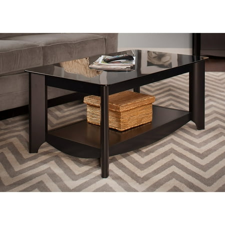 Diamond Furniture Collections - Bush Furniture Aero Collection Coffee Table in Classic Black