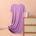 thumbnail image 4 of Abomasnow Womens Nightgown Nightdress Soft Sleepwear Beach Casual Pockets Boho Summer Dresses Loose Sundress XL-5XL, 4 of 4