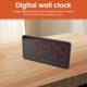thumbnail image 4 of Reloj de Pared Digital, Digital LED 9 Pulgadas, Pantalla Grande con 12/24 H, DíGitos Grandes, PequeñO Silencioso (Rojo), 4 of 5
