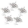 thumbnail image 1 of 100 paquetes de en de metal llavero de bricolaje llavero anillos partidos resultados, 1 of 5
