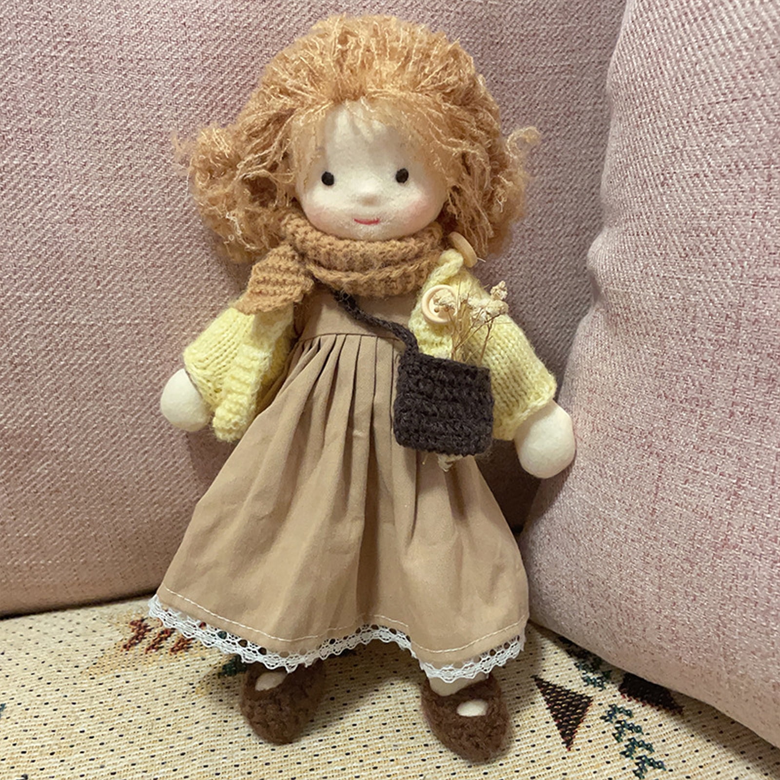 Surakey Poupée Princesse 50 Cm – Peluche Hyper Douce Avec Robe Et Noeud, Copine Câline Pour Fille De 0 à 5 Ans – Cadeau Anniversaire Ou Noël