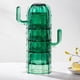 thumbnail image 4 of Tazas de en forma de cactus Cristalería apilable Vaso para beber Tazas de café apilables 4 piezas Tazas de cactus de para barra de té Soledad taza de cristalería, 4 of 10