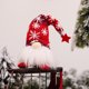 thumbnail image 2 of Adornos de muñeca de gnomo sin rostro de Navidad LED Decoración colgante de año nuevo (rojo) Likrtyny Lamparas Hogar Multifuncional, 2 of 6