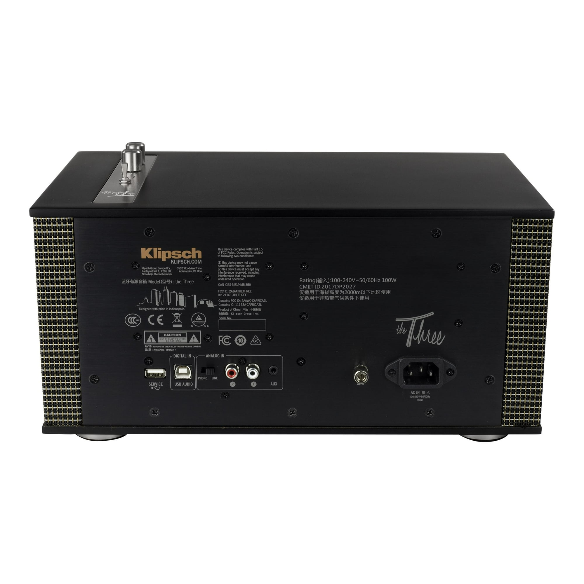 Stereo System Klipsch The Three Airplay Klipsch Heritage Wireless